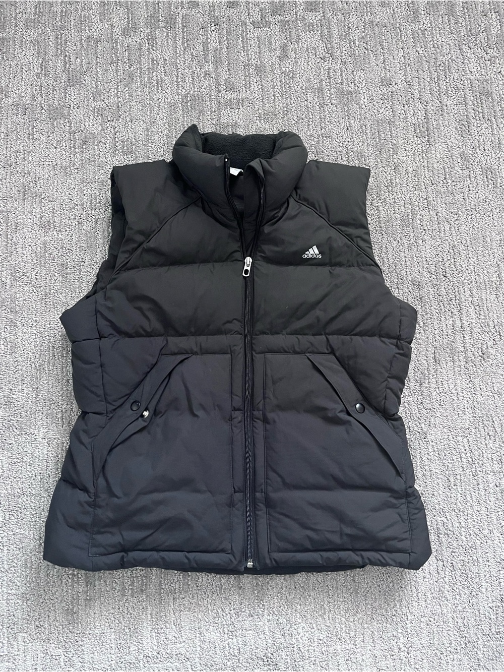 adidas Black Women's Quilted Down Vest